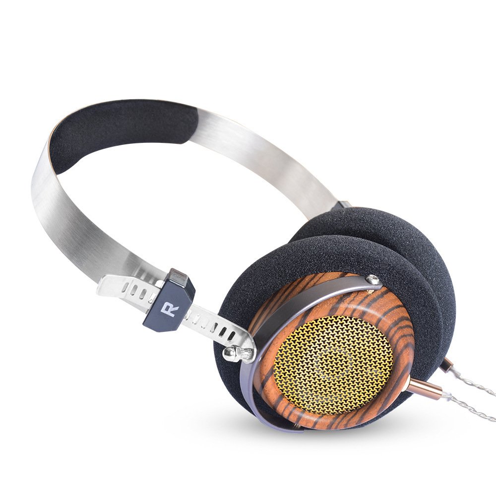 OKCSC M2, altavoz de 57MM, auriculares HIfi semiabiertos de madera de oliva