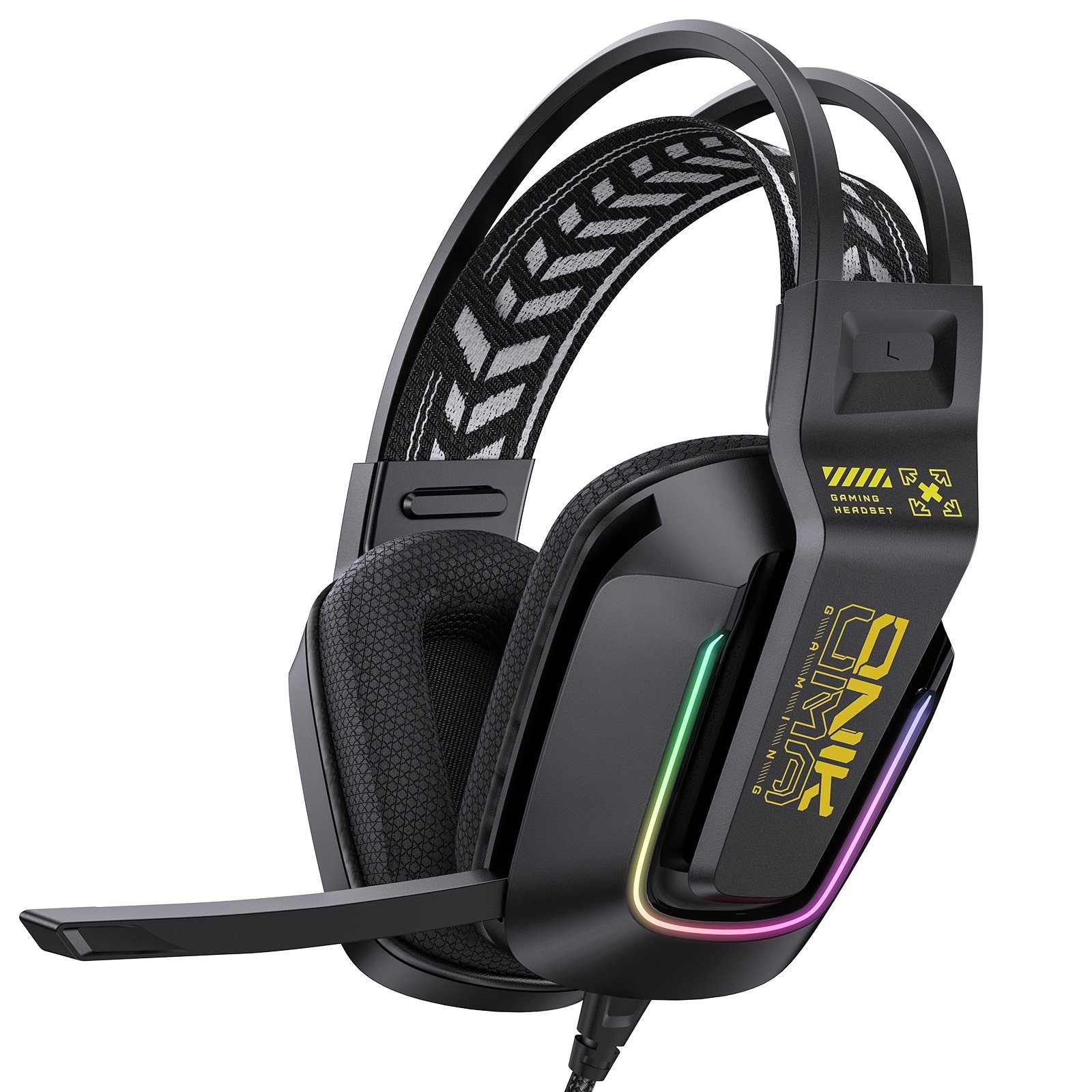 Audífonos Gamer Lite-Stream RGB – Sonido Estéreo de Alta Claridad y Diseño Ergonómico Minimalista - Image 6