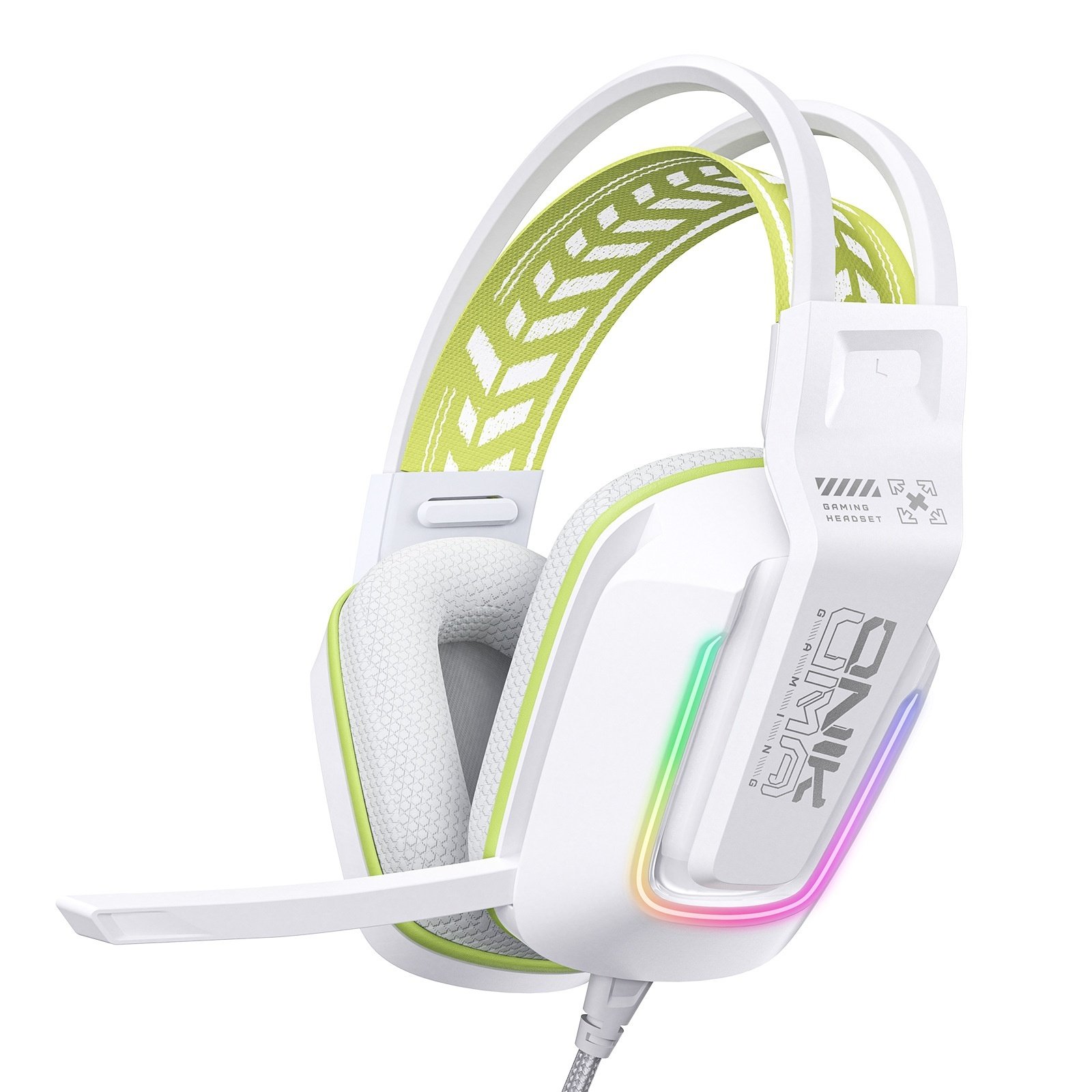 Audífonos Gamer Lite-Stream RGB – Sonido Estéreo de Alta Claridad y Diseño Ergonómico Minimalista - Image 4