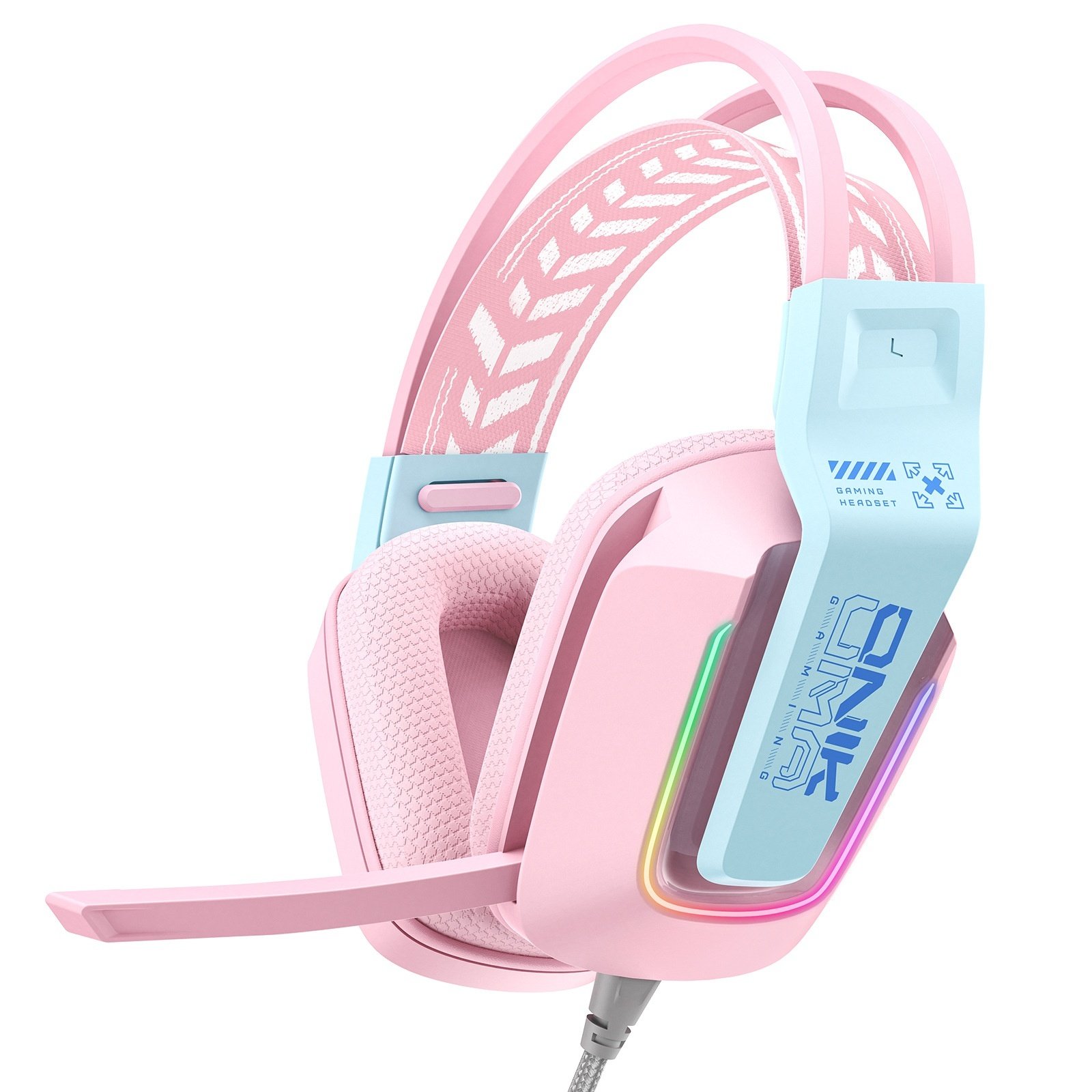 Audífonos Gamer Lite-Stream RGB – Sonido Estéreo de Alta Claridad y Diseño Ergonómico Minimalista - Image 5