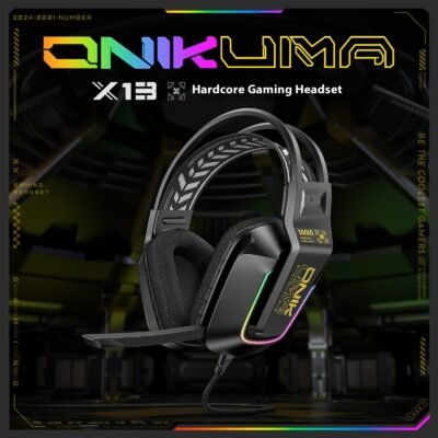 Audífonos Gamer Lite-Stream RGB – Sonido Estéreo de Alta Claridad y Diseño Ergonómico Minimalista