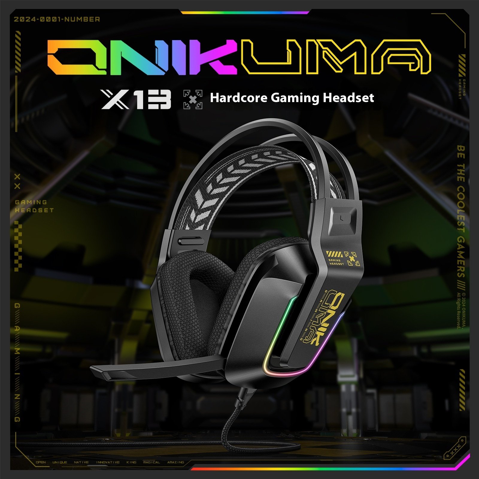 Audífonos Gamer Lite-Stream RGB – Sonido Estéreo de Alta Claridad y Diseño Ergonómico Minimalista